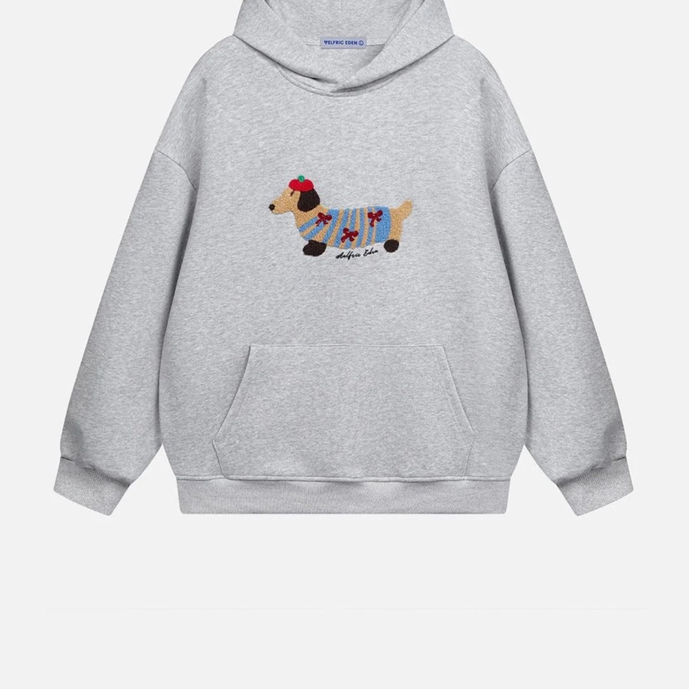 AELFRIC EDEN CARTOON DACHSHUND HOODIE